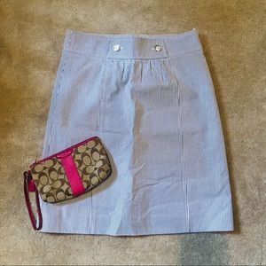 Brooks Brothers Seersucker Skirt